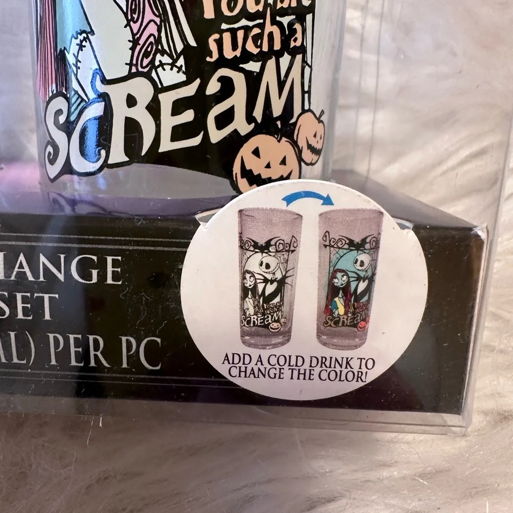 Nightmare Before  Christmas Color Changing Glasses